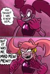 2019 alien ambiguous_gender bell cartoon_network cat_ears_(disambiguation) clothing comic crystal dialogue digital_drawing_(artwork) digital_media_(artwork) female gem gem_(species) gloves hair handwear humanoid it_was_me_dio jojo&#039;s_bizarre_adventure killb94_(artist) mad_mew_mew meme solo spinel_(gem_species) spinel_(steven_universe) steven_universe teeth text
