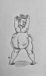 2025 abdominal_bulge anthro antlers armpit_hair belly big_belly blubberbuck body_hair butt deer eyes_closed grin hands_behind_head hi_res hooved_toes hooves horn male male_pred mammal monochrome navel new_world_deer nipples nude one_piece reindeer shaded shadow shaking_butt smile solo stretching struggling struggling_prey tail tony_tony_chopper traditional_media_(artwork) tufted_fur vore wobbling_belly