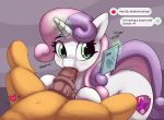  &lt;3 2019 animal_genitalia animal_penis cellphone crossgender cutie_mark duo english_text equid equine_penis faceless_male fellatio female feral friendship_is_magic green_eyes hi_res horn male male/female mammal medial_ring my_little_pony oral pabbley penile penis phone scootaloo_(mlp) sex solo_focus spread_legs spreading sweetie_belle_(mlp) text tongue unicorn 