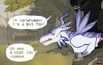 16:10 2d_animation animated bandai_namco black_body black_fur black_hair canid canine digimon digimon_(species) digital_media_(artwork) duo english_text feral from_behind_position fur garurumon hair kiwikiwi555 male male/male male_penetrated male_penetrating male_penetrating_male mammal mounting open_mouth penetration scp_foundation sex short_playtime stripes text tongue widescreen worg