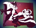 2025 3_toes 4_fingers abstract_background affectionate alternate_version_at_paywall anthro arched_back bedroom_eyes big_tail biped black_body black_eyes black_fur black_nose casual_nudity cheek_tuft colored curling_tail curvy_figure digital_drawing_(artwork) digital_media_(artwork) domestic_cat duo eyelashes facial_tuft feet felid feline felis female fingers flat_chested flat_colors fluffy fluffy_tail fur gavanzude half-closed_eyes hand_on_back head_tuft heart_symbol hi_res humanoid_heel lines_drawn looking_at_another looney_tunes love male male/female mammal markings mephitid multicolored_body multicolored_fur narrowed_eyes nervous nude paws pecs penelope_pussycat pepe_le_pew pink_nose plantigrade puffed_out_chest raised_heel raised_tail scared seductive signature skunk smile smiling_at_another soles standing_on_toes striped_markings striped_skunk striped_tail stripes tail tail_markings tiptoes toes tuft two_tone_body two_tone_fur warner_brothers white_body white_fur white_sclera wide_eyed wide_hips