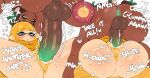  argonchann blonde_hair colored_pussy commission completely_nude cum cum_in_pussy dark-skinned_female dark_skin english_commentary english_text fertilization futa_with_female futa_without_pussy futanari green_penis highres impregnation inkling_girl inkling_player_character large_penis marina_(splatoon) mating_press nude ovum penis sex splatoon_(series) splatoon_2 tentacle_hair testicles uncensored vaginal veins veiny_penis yellow_anus yellow_pussy 