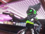 3d_(artwork) 4:3 anthro armor armored_vest belt_vest biped black_hand black_hands blender_(artwork) body_armor body_hair breastplate c.a.m. canid canine canis chest_fur chest_hair chest_tuft chrome_body cybernetic_arm cybernetic_hand cybernetic_limb cybernetics detailed_background digital_media_(artwork) digitigrade fingers fluffy fluffy_ears fluffy_hair fluffy_neck_fur fluffy_tail fur glistening glistening_body glowing glowing_body glowing_eyes green_body green_eyes grey_body grey_fur grey_hair gun hair handgun hi_res holding_object holding_weapon jackal machine male malikproto mammal metal metallic_body military neck_tuft nightclub prosthetic prosthetic_arm prosthetic_hand prosthetic_limb protogen protogen_armor protogen_face protogen_visor protogenized ranged_weapon revolver robotic robotic_arm robotic_hand robotic_limb screen screen_face smile soldier solo special_forces tail tail_tuft tuft warrior weapon widescreen yuri_chacal