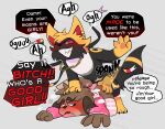absurd_res anal anal_penetration angry animal_crossing anthro arm_warmers armwear blush brown_body brown_fur butt_slap canid canine clothing crushpepper digby_(animal_crossing) dirty_talk duo ear_piercing ear_ring eeveelution english_text femboy from_behind_position fucked_silly fur generation_2_pokemon generation_6_pokemon gold_(metal) gold_jewelry good_girl head_push heart_symbol hi_res hybrid jewelry legwear male male/male male_penetrated male_penetrating male_penetrating_male mammal multicolored_body multicolored_fur nintendo panties penetration penile penile_penetration penis_in_ass piercing pokemon pokemon_(species) profanity ribbons_(anatomy) ring_piercing rough_sex sex slap spanking stockings sylveon teeth_showing terry_(etanks3) text tongue tongue_out umbreon underwear