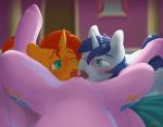  2019 absurd_res blush collaborative_cunnilingus cunnilingus cutie_mark equid equine faceless_female feathered_wings feathers female female_pov feral first_person_view friendship_is_magic futaku group group_sex hi_res horn mammal my_little_pony one_eye_closed open_mouth oral princess_cadance_(mlp) pterippus sex shining_armor_(mlp) spread_legs spreading sunburst_(mlp) threesome tongue tongue_out unicorn vaginal wings 