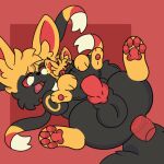 1:1 animal_genitalia animated autopenetration balls eeveelution feral fur generation_2_pokemon generation_6_pokemon genitals knot looking_pleasured lying male masturbation multicolored_body multicolored_fur nintendo non-euclidean_masturbation non-euclidean_penetration non-euclidean_sex on_back one_eye_closed pawpads penetration pokemon pokemon_(species) red_pawpads ribbons sex short_playtime solo solo_focus strawberryvixen sylveon terry_(etanks3) umbreon voodoo voodoo_doll voodoo_masturbation voodoo_penetration voodoo_sex