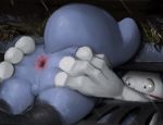  2019 anthro anus backsack balls butt butt_grab dacad drain hand_on_butt it_(stephen_king) kidnapping male mr._mime nintendo nude pok&eacute;mon pok&eacute;mon_(species) raining raised_tail riolu spread_anus spreading stephen_king_(copyright) video_games 