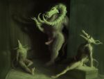 anthro capra_demon dark_souls fromsoftware genitals hi_res horn male penis taurus_demon temple zpronoxys