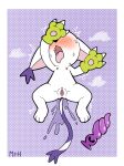 after_masturbation after_orgasm anthro bandai_namco bianc_(el_senor_erizo) blush bodily_fluids claws clothing digimon digimon_(species) dildo eyelashes felid feline female fur gatomon genital_fluids genitals gloves handwear hi_res mammal mr_harinezumi nipples open_mouth sex_toy shaking solo tail tongue tongue_out trembling white_body white_fur