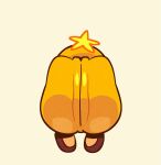 2025 2d_animation animated anus ass_clapping big_butt bouncing_butt brown_clothing brown_footwear brown_shoes butt clothing digital_media_(artwork) female footwear frame_by_frame glistening glistening_butt humanoid_vulva kardboardian loop mario_and_luigi_(series) mario_bros nintendo not_furry pink_anus rear_view shaded shoes short_playtime solo star_sprite starlow thick_thighs twerking waddling_head wide_hips yellow_body yellow_butt yellow_vulva