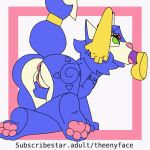 1:1 accessory all_fours animated anthro anus balls big_butt blinking blue_body blue_fur breasts butt butters_(theenyface) canid canine crossed_legs disembodied_penis feet female fingering fox fur furgonomics genitals green_eyes hair holding_face jewelry krystal_(star_fox) looking_back loop male male/female mammal masturbation nintendo oral pawpads penis ring short_hair short_playtime star_fox tail tail_accessory tail_jewelry tail_ring theenyface vaginal vaginal_fingering vaginal_masturbation vulva white_body white_fur