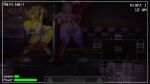  1girl animal_ears animatronic arms_behind_head arms_up ass blonde_hair bonnie_(fnaf) boots breasts butt_crack camera chica cleavage clock colored_skin completely_nude curtains elbow_gloves english_text five_nights_at_freddy&#039;s five_nights_in_anime:_after_hours_(fangame) five_nights_in_anime_(fangame) freddy_fazbear from_behind furry furry_female gameplay_mechanics gloves hand_on_own_ass high_heels highres huge_breasts large_breasts leotard lying midriff non-web_source nude on_stomach open_mouth orange_pants orange_shoes pants pink_eyes pink_thong playboy_bunny pole ponytail poster_(object) purple_hair rabbit_ears rabbit_tail red_boots red_gloves red_leotard shiny_skin shoes short_hair sneakers socks solo speaker stage static strapless strapless_leotard stripper_pole tail thighhighs undressing video_game white_gloves white_socks 