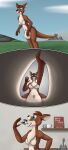 anthro comic female hi_res kangaroo macro macropod madaraoluv2 male mammal marsupial micro narrsvans open_mouth pouch_(disambiguation) prey_(disambiguation) story vore