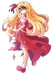  1girl alphes_(style) back_bow blonde_hair bow cat closed_eyes closed_mouth commentary_request dairi ellen_(touhou) from_side full_body gloom_(expression) hair_ribbon hairband large_variant_set long_hair parody pet puffy_short_sleeves puffy_sleeves red_bow red_hairband red_ribbon red_shoes red_skirt red_vest ribbon shirt shoes short_sleeves simple_background skirt socks sokrates_(touhou) solo style_parody sweatdrop tachi-e torn_clothes torn_skirt torn_sleeves torn_vest touhou touhou_(pc-98) transparent_background variant_set vest white_cat white_shirt white_socks 