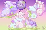  ahegao balls big_balls big_breasts big_penis bodily_fluids breasts colored_cum cum duo eye_roll facesitting genital_fluids goodra gynomorph half-closed_eyes hi_res huge_balls huge_breasts huge_penis intersex looking_back looking_pleasured mammal marshmellow_(character) meganemausu naughty_face nintendo nude open_mouth orgasm penis pok&eacute;mon pok&eacute;mon_(species) polar_bear simple_background smile transformation unusual_cum ursid ursine video_games 