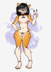 animal_genitalia animal_penis anthro black_hair canid canine canine_genitalia canine_penis canis collar domestic_dog erival eyewear female flustered freya fur genitals glasses hair herding_dog hi_res invalid_tag machine mammal nipples orange_body orange_fur pastoral_dog penis pinup pose robot robotic robotic_arm robotic_leg sketch solo welsh_corgi