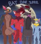 2022 5_fingers abs anthro arm_tuft athletic athletic_anthro balls bat batty_koda bedroom_eyes big_balls big_penis biped black_eyebrows black_eyes black_finger_claws black_nipples black_penis blonde_hair blue_balls blue_body blue_fur blue_penis blue_sclera brown_body brown_eyebrows brown_facial_hair brown_fur brown_goatee brown_hair brown_nipples brown_nose brown_penis calf_tuft casual_nudity chest_tuft clenched_teeth colored crossover dark_clouds darkness detailed digital_drawing_(artwork) digital_media_(artwork) english_text erection eyebrows facial_hair fangs ferngully fingers flaccid flat_colors fluffy fluffy_chest foreskin front_view fur genitals glance gloves_(marking) goatee goth_(character) green_sclera grey_arms grey_balls grey_body grey_ears grey_fur group hair half-closed_eyes half-erect hand_on_shoulder hi_res huge_balls huge_penis humanoid_genitalia humanoid_hands humanoid_penis hyper hyper_balls hyper_genitalia inner_ear_fluff leg_tuft looking_at_viewer male mammal markings megabat moon multicolored_body multicolored_fur muscular muscular_anthro muscular_male narrowed_eyes neck_floof neck_tuft nervous night nipples notched_ear nude open_mouth open_smile outside pecs penetration penis pink_foreskin pink_inner_ear_fluff pink_nipples pink_nose pinup pose purple_foreskin red_balls red_body red_eyes red_fur red_sclera ribs rouge_(rougetenjoname) rougetenjoname seductive shade_silverwing sharp_teeth short_tail shoulder_tuft silverwing_(series) size_difference smaller_penetrated smile smiling_at_viewer standing tail tan_balls tan_body tan_fur tan_penis teeth text tuft two_tone_body two_tone_fur vein veiny_penis wavy_mouth white_hair yellow_eyes yellow_sclera