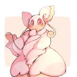 1:1 anthro breasts clothing coat female fur generation_6_pokemon hi_res lightmizano medical_instrument mega_audino mega_evolution nintendo pokemon pokemon_(species) red_eyes scientific_instrument solo topwear white_body white_fur yellow_body