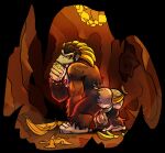 absurd_res anal anal_penetration anthro ape balls banana banana_in_ass banana_peel cave donkey_kong_(character) donkey_kong_(series) donkey_kong_bananza eating eating_food food fruit genitals gorilla haplorhine hi_res humanoid_genitalia humanoid_penis kong_bananza male male/male male_anthro mammal musk musk_clouds musky_balls musky_butt musky_penis nintendo penetration penis plant primate thekinkybear voyeur_pov
