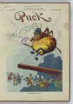 1913 20th_century absurd_res ancient_art angry animal_humanoid anthro arachnid arthropod arthropod_humanoid big_nose blowing_raspberries bottomwear brown_body brown_fur brown_hair caption clothing cutlery dress_shoes english_text fly_(animal) fly_humanoid fur green_eyes group hair hat headgear headwear hi_res holding_clothing holding_handkerchief holding_hat holding_headgear holding_headwear holding_object holding_spoon humanoid insect insect_humanoid insect_wings kitchen_utensils label louis_glackens male pants pink_nose political_cartoon politics public_domain puck_(magazine) shadow sitting size_difference spider spider_web spoon text tools top_hat wall_street wings yellow_body
