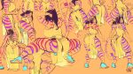  16:9 big_breasts breasts bulge clothing curvy_figure dancing digital_media_(artwork) fel_(my_life_with_fel) felid gynomorph hi_res intersex kenno_arkkan mammal pantherine tiger voluptuous 