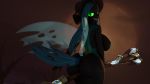  2019 3d_(artwork) absurd_res anthro anthrofied arthropod big_breasts big_butt breasts broom butt changeling clothing curvy_figure digital_media_(artwork) fangs female friendship_is_magic full_moon glowing glowing_eyes green_eyes hair halloween hat headgear headwear hi_res holidays huge_butt insect_wings long_hair looking_at_viewer looking_back magic_user moon my_little_pony night nipples nude queen_chrysalis_(mlp) side_boob sitrolin smile solo source_filmmaker thick_thighs tree voluptuous wings witch witch_hat 