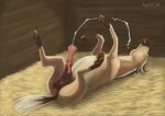  2024 animal_genitalia animal_penis anus balls bodily_fluids cody_ritter cum cumshot dated draft_horse ejaculation equid equine equine_genitalia equine_penis erection feral fjord_horse fowler17 genital_fluids genitals hands-free hi_res horse lying male mammal medial_ring mottled mottled_genitalia mottled_penis on_back on_ground orgasm penis sheath solo spontaneous_ejaculation 