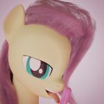  2019 3d_(artwork) bedroom_eyes bodily_fluids digital_media_(artwork) equid equine female fluttershy_(mlp) food friendship_is_magic hair half-closed_eyes hi_res licking looking_at_viewer mammal my_little_pony ooredelen open_mouth popsicle saliva saliva_string seductive simple_background smile solo teeth tongue tongue_out wings 