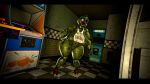 3d_(artwork) absurd_res animatronic anthro arcade_machine areola avian beak bib big_areola big_breasts bird breasts checkered checkered_floor chica_(fnaf) chicken creepy curvy_figure dark_nipples digital_media_(artwork) english_text female five_nights_at_freddy&#039;s five_nights_at_freddy&#039;s_3 galliform gallus_(genus) glowing glowing_eyes hi_res huge_breasts inside looking_at_viewer machine navel nipples non-mammal_breasts non-mammal_navel non-mammal_nipples nude nude_anthro nude_female open_mouth phantom_chica_(fnaf) phasianid profanity robot robot_anthro scottgames solo source_filmmaker_(artwork) text thick_thighs tongue voluptuous voluptuous_anthro voluptuous_female watermark wide_hips zelyonka