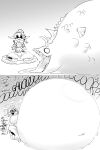 2024 absurd_res after_vore belly big_belly blahblah866 breasts cephalopod cohozuna duo female female_pred fish frye_(splatoon) hi_res huge_belly hyper hyper_belly inkling king_salmonid marine mollusk nintendo overweight salmonid_(splatoon) sitting splatoon text vore