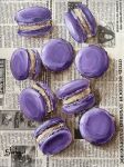  absurdres food food_focus highres julia_stankevych macaron newspaper no_humans oil_painting_(medium) original painting_(medium) realistic signature still_life traditional_media wall_of_text 