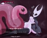  anthro breasts dialogue exoskeleton female gameplay_mechanics gui health_bar hi_res hollow_knight hornet_(hollow_knight) scaliepunk team_cherry worm 