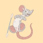 1:1 2021 anthro anus bedroom_eyes big_ears buckteeth claws clitoris cotton_swab feet female female_anthro flat_chested front_view full-length_portrait fur genitals green_eyes grey_body grey_claws grey_fur hi_res high-angle_view legs_up looking_at_viewer looking_up lying mammal mouse murid murine narrowed_eyes neemyart nude on_back open_mouth pink_nose plump_labia portrait presenting presenting_vulva rodent seductive semi-anthro simple_background soles solo spread_legs spreading tan_background teeth vulva