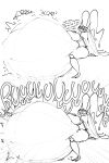  2023 absurd_res anthro belly big_belly blahblah866 breasts burping digital_media_(artwork) female generation_7_pokemon hi_res huge_belly nintendo obese overweight phera_(blahblah866) pheromosa pokemon pokemon_(species) simple_background sitting sketch solo text ultra_beast white_background 