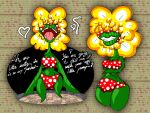 2024 4:3 anthro blahblah866 breasts elemental_creature female flora_fauna green_body hi_res mario_bros nintendo piranha_plant plant simple_background solo text