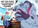  2025 absurd_res anthro artist_logo bottom_heavy digital_media_(artwork) domestic_ferret duo english_text female fiwzycat! fmg front_view full-length_portrait generation_8_pokemon hi_res huge_thighs human hybrid logo male male/female mammal muscular muscular_anthro muscular_female muscular_thighs mustelid musteline nintendo nude pokemon pokemon_(species) portrait pose sassy sneasler standing text thick_thighs true_musteline weasel wide_hips 