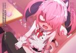  1boy 1girl bow gloves highres large_variant_set original pink_hair robo_mikan tail twintails variant_set white_gloves 