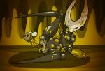  abdominal_bulge after_sex arthropod bee birth bodily_fluids cum cum_inside female forced genital_fluids hi_res hollow_knight honey hornet_(hollow_knight) hymenopteran impregnation insect pornwhal rape sex 