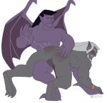  disney gargoyle gargoyles goliath_(gargoyles) hi_res machojuice male male/male not_furry penis spanking 