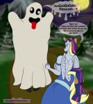  anthro clothing costume derpy equid equine feathered_wings feathers female friendship_is_magic ghost halloween hi_res holidays mammal mostlymlpanthroporn my_little_pony pterippus spirit wings 