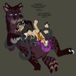 2_heads 2_penises 2_tails 3_toes alien animal_genitalia animal_penis blood bodily_fluids canid canine claws clothing duo electronics erection feet feral flared_penis forced genitals headphones hemipenes hi_res holding_another hybrid intersex intersex/male looking_at_another lying male maleherm mammal mandibles multi_genitalia multi_head multi_penis multi_tail on_back penis penis_size_difference puppyratcat rape restrained restrained_by_tentacles sex simple_background size_difference spread_legs spreading tail tapering_penis tentacles toes vortihound xog