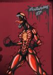  carnage female hi_res humanoid marvel not_furry pussy solo spider-man_(series) 