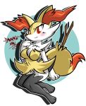  2014 alpha_channel anthro black_body black_fur blush braixen breasts canid canine danmakuman digital_media_(artwork) dipstick_tail featureless_breasts female fur hi_res inner_ear_fluff looking_at_viewer mammal multicolored_body multicolored_fur multicolored_tail nintendo orange_body orange_fur outline pok&eacute;mon pok&eacute;mon_(species) red_eyes solo stick tuft two_tone_tail video_games white_body white_fur yellow_body yellow_fur 