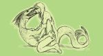  anthro breasts butt butt_grab cockzilla duo eye_contact female female_on_anthro french_kissing hand_on_butt human human_on_anthro interspecies kissing looking_at_another mammal multi_arm multi_limb naga nipples nude reptile scalie serpentine sex snake 