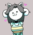  &lt;3 :3 anthro big_breasts breasts clothed clothing female hair lewd_froggo mammal solo tem temmie_(undertale) undertale video_games 