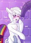  &lt;3 2019 absurd_res animal_genitalia animal_penis blush bodily_fluids cum cum_on_face cutie_mark digital_media_(artwork) disembodied_penis double_diamond_(mlp) duo earth_pony equid equine equine_penis friendship_is_magic genital_fluids hi_res hooves horse male male/male mammal medial_ring my_little_pony one_eye_closed open_mouth penis pony semi-anthro solo_focus whisperfoot 