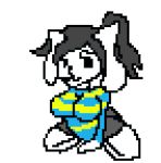  anthro big_breasts breasts clothed clothing digital_media_(artwork) female mammal pixel_(artwork) simple_background solo tem temmie_(undertale) undertale unknown_artist video_games white_background 
