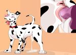  2019 absurd_res animal_genitalia animal_pussy anus bodily_fluids breasts butt canid canine canine_pussy canis collar cum cum_in_pussy cum_inside dalmatian dat_laughing_hyena_(artist) digital_media_(artwork) dildo domestic_dog dottipink female feral fur genital_fluids hi_res knot knotted_dildo mammal masturbation nipples nude open_mouth penetration pussy sex sex_toy simple_background smile solo spots spotted_body spotted_fur thick_thighs tongue toy vaginal vaginal_penetration 