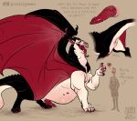 anus back_wings bat_dragon bat_nose bat_wings belly belly_nipples dracula dragon feral genitals hi_res humanoid long_tongue male male/male membrane_(anatomy) membranous_wings model_sheet multi_nipple mythological_creature mythological_scalie mythology nipples overweight penis pinipeen raised_wings scalie solo tongue vampire wings