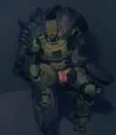 2025 alien anal anal_penetration aneruneru arbiter_(halo) arm_around_neck armor balls bodily_fluids breath chair_position clothed clothed_sex clothing digital_drawing_(artwork) digital_media_(artwork) dripping duo erection from_behind_position genital_fluids genitals green_armor grey_armor halo_(series) human humanoid_genitalia humanoid_penis interspecies larger_male male male/male male_penetrated male_penetrating male_penetrating_male mammal master_chief microsoft penetration penis precum precum_drip sangheili sex size_difference smaller_human smaller_male thel_'vadam waist_grab xbox_game_studios